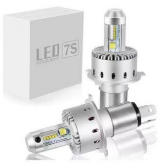 Original Motorcycle 7S LED Headlight Philips Chip 12V 35W H4 8000LM Super bright 1 piece without original box