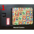 Movie Spiderman Marvel Newest Wallet Avengers Cartoon Iron Man Captain America Thor Hulk Leather Short Purse With Coin Pocket for Kids Men Women Fans.