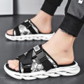 Summer Slippers Men Home Indoor Slides for Men's Shoes Comfort Flat Sole Non-slip Flip-flops Trend Beach Shoes Sport Slippers.
