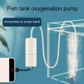 Fish Tank Oxygen Pump Low Noise Rechargeable USB Air Pump For Fish Tanks Aquarium Air Pump Accessories For Fishing Home Vehicle. 