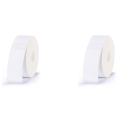 2X D101 D11 D110 White Label Printing Paper Name Sticker Adhesive Book Stationery Labeling Machine, 15X30mm. 