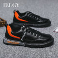 IELGY men's board shoes Korean leather small white shoes casual shoes men's all-match men's shoes. 