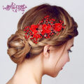 J604 bridal headwear hairpins European and American cross-border fashion wedding accessories high-end handmade hairpins ladies hair flower hair accessories. 