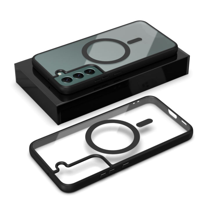 For%20Samsung%20Galaxy%20S22%20Plus%205G%20Mobile%20Cover%20MagSafe%20Compatible%20Shockproof%20Transparent%20Slim%20Fit%20Wireless%20Charging%20supported%20Frosted%20Border%20Phone%20Back%20Case%20Mobile%20Cover-EGL%20-%20Image%206