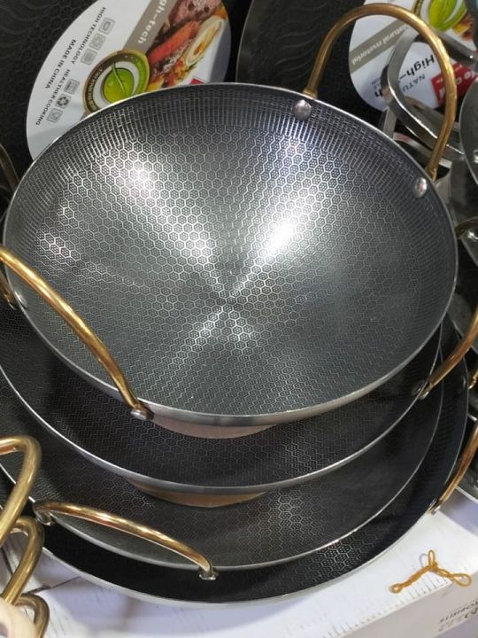 Honeycomb%20Nonstick%20Iron%20Deep%20Two%20Handled%20Frying%20Pan%20-%20Image%206