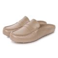 【2023】 Fashion Men Leather Slippers Outdoor Half Loafers Lightweight Half Shoes Breathable Mules for Man Summer Casual Sandals Slides. 
