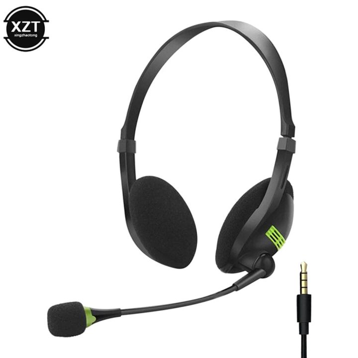 3.5mm%20Noise%20Cancelling%20Wired%20Headphones%20Adjustable%20Earphones%20Business%20Headset%20With%20Microphone%20For%20PC%20/Laptop/Computer%20-%20Image%205