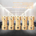 5pcs Motor Copper Shaft Coupling Coupler Connector Sleeve Transfer Joint Adapter.