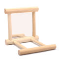 Bird Mirror With Perch Bird Perch Mirror Toy Stand Bird Toy Cockatiels Cage. 