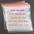 Plastic Zip Lock Pouch Bags All Size Plastic Poly Bag With Zipper Plastic Transparent Bags For Women/wed/gift Jewelry Display, use for Kitchen and cloth Packaging.