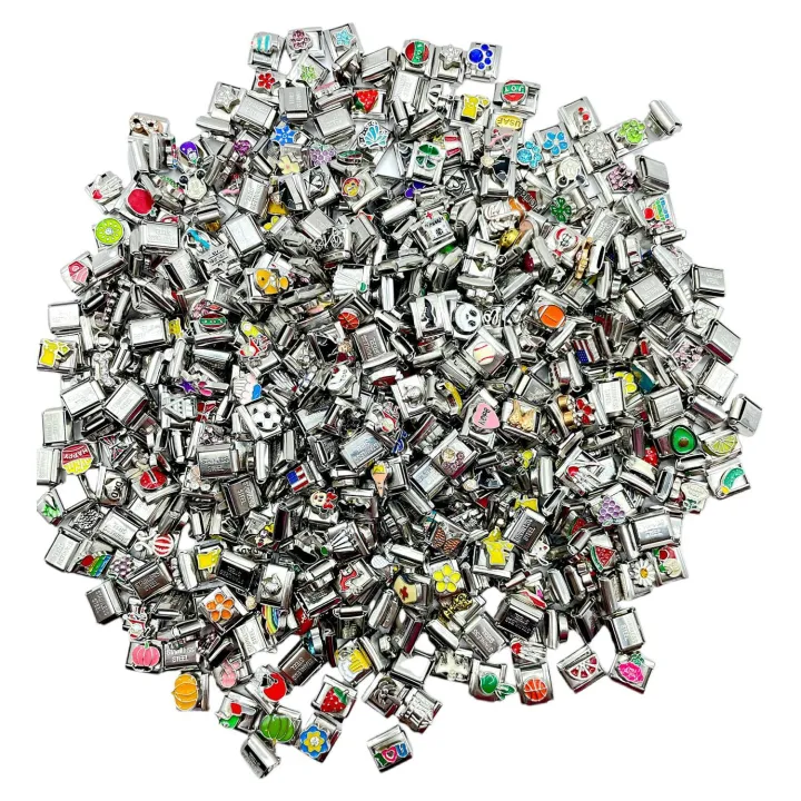 Random%20mix%20and%20match%20module%20bracelet%20Italian%20bracelet%20stainless%20steel%20detachable%20bracelet%20D%20style%20single%20Italy%20charm%20-%20Image%204