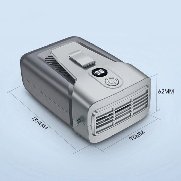 USB%20Small%20Air%20Conditioner%20Clip-on%203.7V/1.2A%20Electric%20Fan%20Bladeless%2012000mAh%20Power%20Bank%203-gear%20Wind%20Mute%20for%20Outdoor%20Indoor%20-%20Image%206