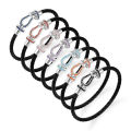 European and American popular bracelets colorful brick U-shaped head horseshoe bracelet multi-color wholesale aquamarine horseshoe bracelet. 