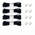 Elastic Laces Sneakers No Tie Shoe laces 6mm Bold elastic Shoelaces without ties Kids Adult Flat Shoelace Rubber Bands for Shoes. 