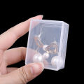 1/5/10Pcs Mini Rectangular Box With Lid Transparent Plastic Storage Boxes Dustproof Durable Storage Case Container Jewelry Packing Box. 