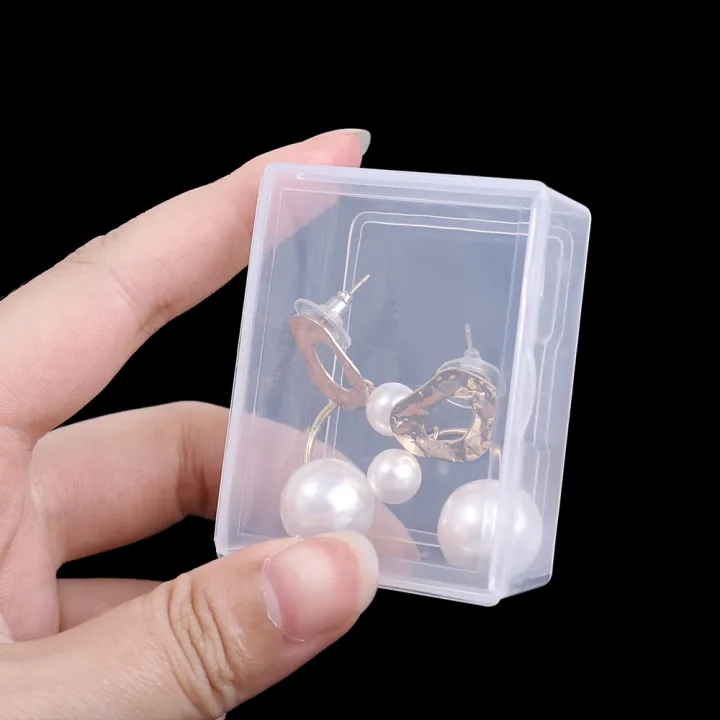 1/5/10Pcs%20Mini%20Rectangular%20Box%20With%20Lid%20Transparent%20Plastic%20Storage%20Boxes%20Dustproof%20Durable%20Storage%20Case%20Container%20Jewelry%20Packing%20Box%20-%20Image%203