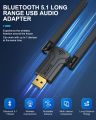 Zexmte 150M USB Bluetooth 5.1 Adapter Dongle Free Driver Adaptador Bluetooth Transmitter Dual Band Audio Receiver For Win 10/11. 