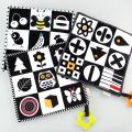 Sensory Baby Toys Montessori Cartoon High Contrast Baby Books 0 12 Months Sound Paper Early Learning Educational Development Toy.