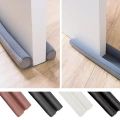 3 feet size Gray Color Door Bottom Seal  Door Draft Stopper Door Sweep Weather Stripping Noise Blocker Window Breeze Blocker Adjustable Door Sweeps. 