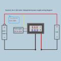 Digital Voltmeter Ammeter DC 100V 10A Voltmeter Current Meter Tester 0.28 inch Blue+Red Dual LED Display.