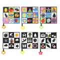 Sensory Baby Toys Montessori Cartoon High Contrast Baby Books 0 12 Months Sound Paper Early Learning Educational Development Toy.