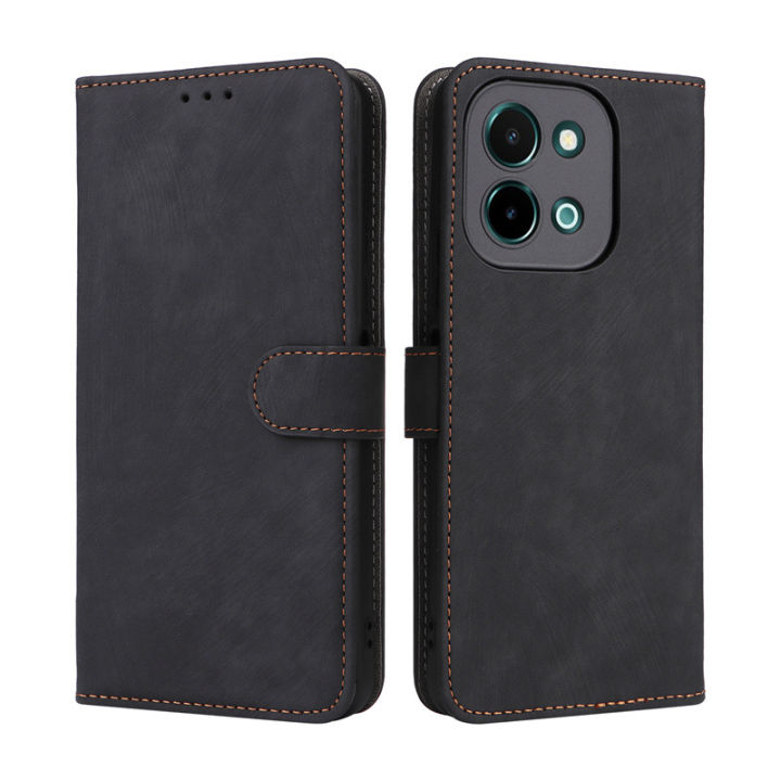 vivo%20Y28%204G%20Wallet%20Phone%20Case%20with%20RFID%20Blocking%20Credit%20Card%20Holder,%20PU%20Leather%20Flip%20Folio%20Case%20Wallet%20with%20Kickstand%20Protective%20Case%20-%20Image%206