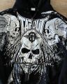Streetwear Tapout Hoodie Zipper Y2K Sweatshirt Mens Hip Hop Letter Retro Skull Graphic Print Oversized Hoodie Jacket Clothes. 