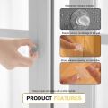Punch-free Crystal Drawer Handle Self-Adhesive Acrylic Transparent Cabinet Wardrobe Furniture. 