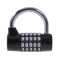 5 Digit Password Safety Lock Wide Shackle Combination Padlock New. 