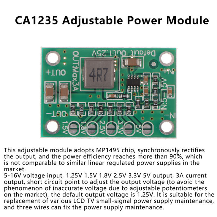 CA1235 Adjustable Power Module CA-1235 Buck Power Module 1.25V 1.5 1.8 ...