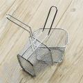 Chips Mini Fry Baskets Stainless Steel Fryer Basket Strainer Serving Food Presentation Cooking Tool French Fries Basket. 