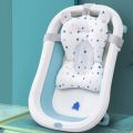 SOME Baby Infant Bath Tub Pad Cushion Safety Seat Support Non-slip Bathtub Mat Newborn Shower Soft Chair.