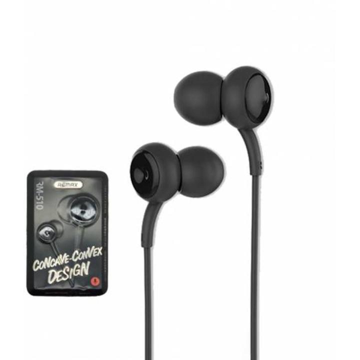 REMAX RM 510 Wired Earphone ( Black) | Daraz.com.bd