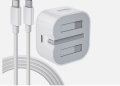 For iPhone 14 13 12 11 Pro XR XS MAX Fast Charging USB-C PD Plug Charger Cable.