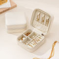 10cm Portable Mini Jewelry Box Good Quality Solid Color Bag Pendant Jewelry Storage Box for Ring. 