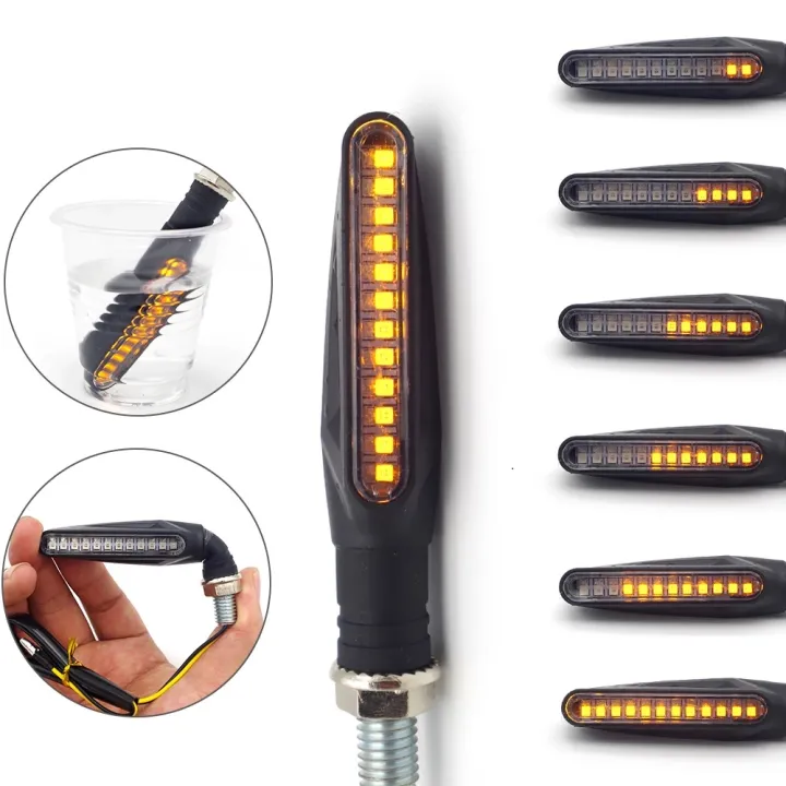 2-Piece%2012V%20Super%20Bright%2014LED%20Motorcycle%20Turn%20Signal%20Bendable%20Non%20Flashing%20Indicator%20Tail%20Light%20-%20Image%203