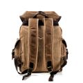 Waterproof Waxed Canvas Backpack Men Backpacks Leisure Rucksack Travel School Bag Laptop Bagpack men vintage shoulder bookbags. 