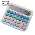 Mechanical Keyboard Calculator Retro Design Mechanical Switch Calculator Fast Accurate Typing Large Buttons Lcd Display Ideal Office Supply for Southeast Asian Buyers Clear Sound Calculator. 