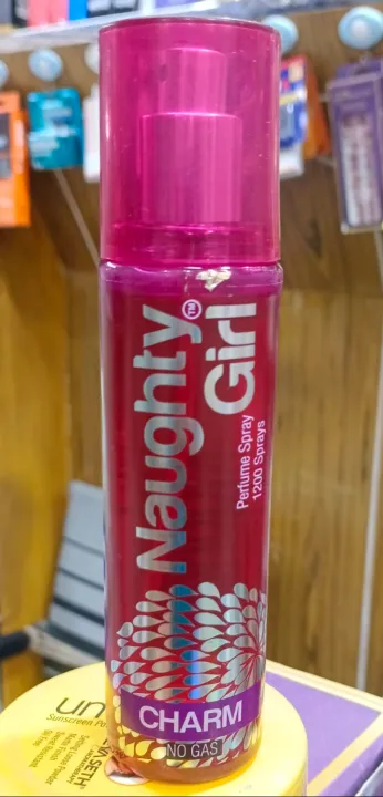 International European product Body mist Naughty girl pink color body perfume used for women -  135 ml