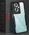 Oppo A59 5G Protective Black Border Crystal Clear Xundd Mobile Back Case Cover.