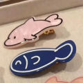 Cartoon Little Fish Hairpin Girlish Heart Acrylic Hairpin Creative Cute Hair Accessory. 