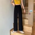 Wide Leg Pants Women Loose High Waist Black Basic Fashion Ulzzang All-match OL Casual Baggy Clothes Mujer Trousers Teens Street. 