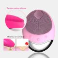 Electric Face Cleaner Sonic Silicone Facial Cleansing Brush Electric Ultrasonic Vibrating Face Massager Mini Pore Deep Cleaning.