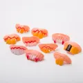 Halloween Simulation Denture Funny Soft Braces Rotten Teeth Cosplay Tricky Props. 