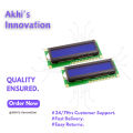 Display Module For Arduino 1602A Display 16×02 Character Blue Backlight Screen 5V.