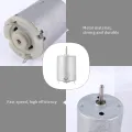 8000RPM 9V 68mA High Torque Magnetic Cylindrical Mini DC Motor Silver. 