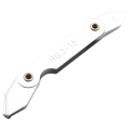 ICQURBT Radius Gauge Set,8Pcs Stainless Steel Radius Fillet Gauge Measuring Tool (R0.3-1.5/ R1-6.5/ R7-14.5/ R15-25).