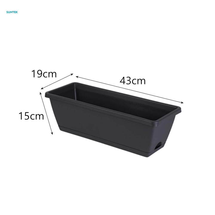 4x%20Flower%20Window%20Box%20Planters%20Vegetable%20Planters%20with%20Trays%20Container%20for%20Yard%20-%20Image%205