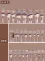 Maange 25PCs Foundation Makeup Brush Sets Professional Cosmetic Concealer Eyeshadow Dense Soft Bristle Brushes For Women Beauty.