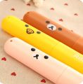 1 Pcs Dustproof Portable Tooth Brush Storage Holder Box Children Kids Travel Toothbrush Plastic Case.